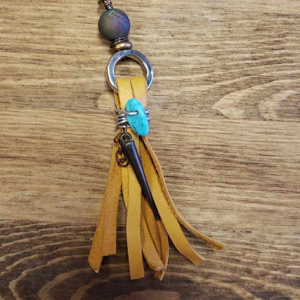 Leather Necklace New!